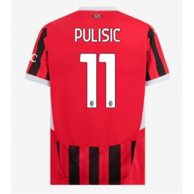 AC Milan Christian Pulisic #11 Hjemme skjorte 2024-25 Kortermet